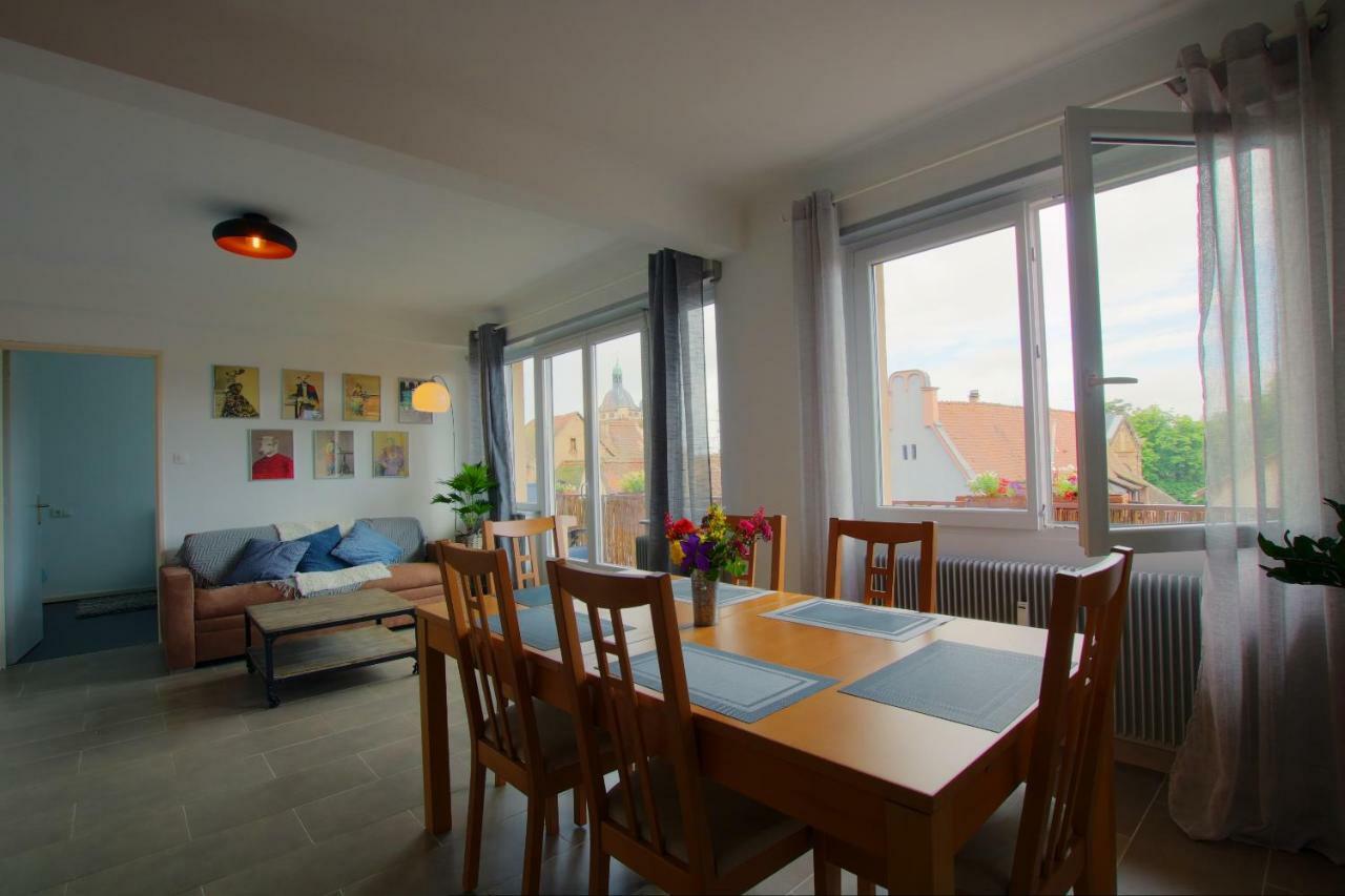 Au Berceau Des Cigognes Apartment Selestat Exterior photo
